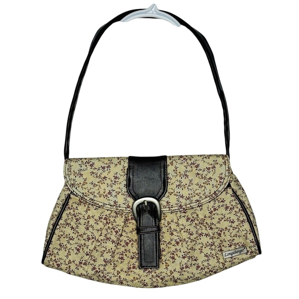 Longaberger Y2K Shoulder Bag‎ Homestead Collection Ditsy Floral Cottage Heritage